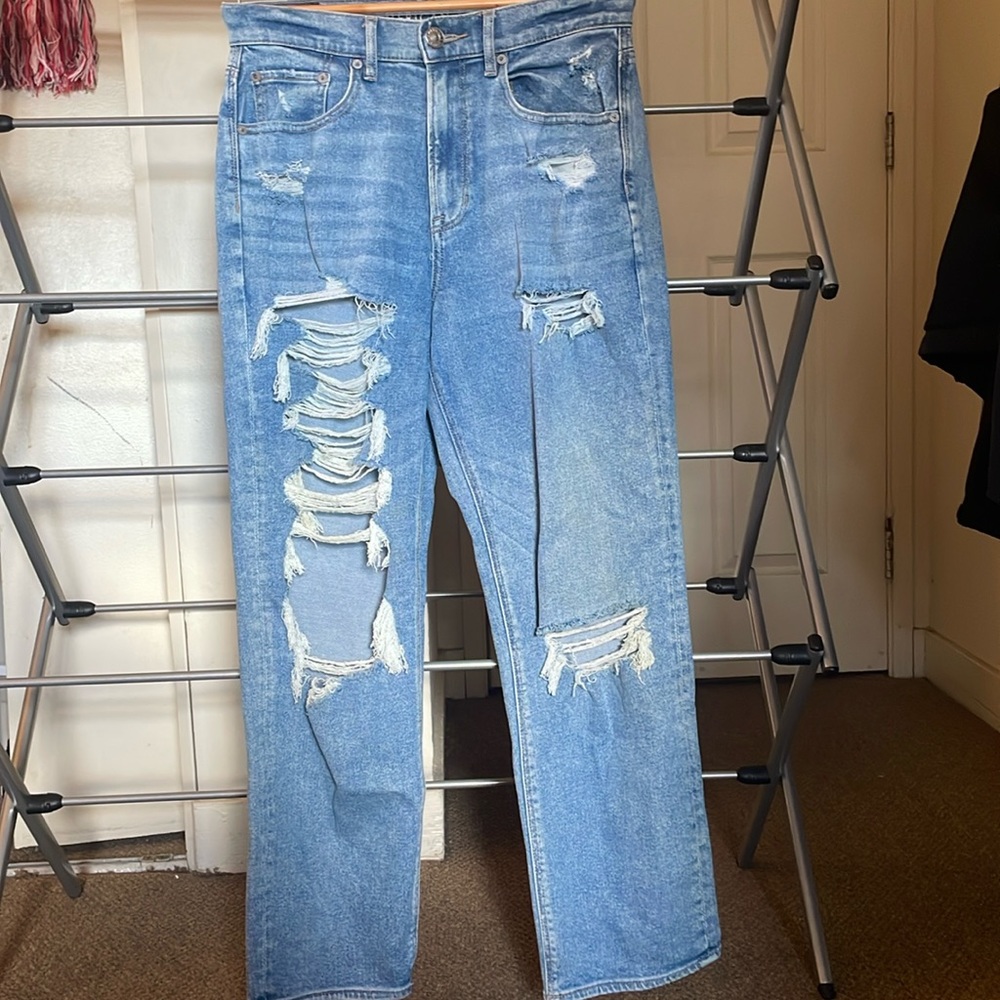 American Eagle Size 6 Highest Rise Boyfriend Jeans